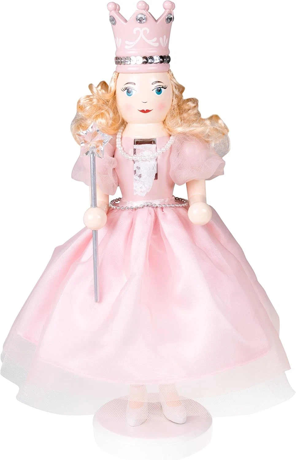 Clever Creations Sugar Plum Fairy 14 Inch Traditional Wooden Nutcracker, Festive