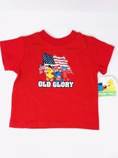 Vintage Cookie Monster Elmo Big Bird T-Shirt Sesame Street Toddler Sz 12 NWT