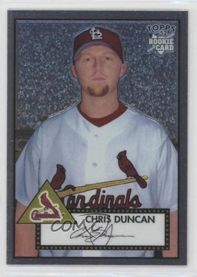 2006 Topps '52 Chrome Rookie Cards 538/1952 Chris Duncan #TCRC59 yf0