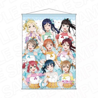 LoveLive Tapestry Collection B2 Lam Cafe Party Version Character Art