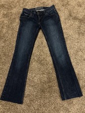 Sz 4 Kimes Ranch Audrey Jeans Womens Blue Dark Wash Bootcut