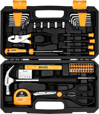 Werkzeugset Set Box 62 Stück Haus Reparatur Heimwerker Werkzeuge Basic Hand Toolbox Sets für Zuhause