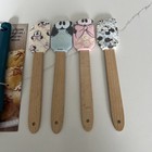 Lot Of Mini Spatulas Set Of 4 Disney And 2 Colorful Baking Items. Six Pieces Tot — photo 2