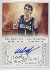 2012-13 Panini Brilliance Brilliant Beginnings Auto Alexey Shved #2 Auto 0c2