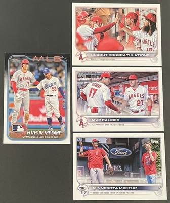 Shohei Ohtani Lot MVP Caliber Elites Of The Game Minnesota Meetup Dugout