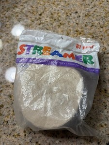 Streamer 1.75 inches x 81ft. Holiday White Solid Color Party Supplies