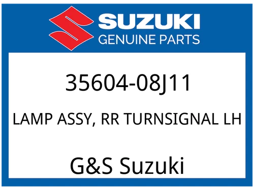 LAMP ASSY, RR TURNSIGNAL LH