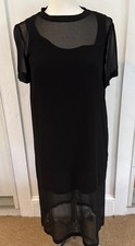NWT ZARA NEW WOMAN Black Tunic Dress Sz Small