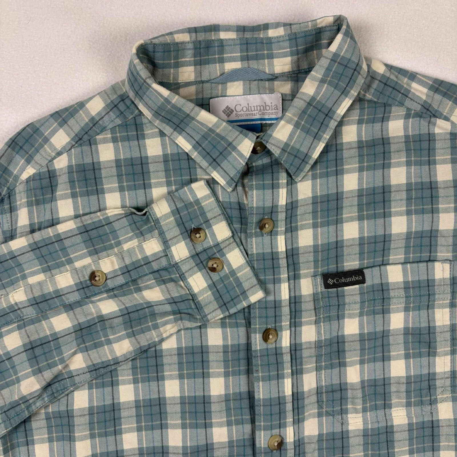 Columbia Mens Flannel Button Up Outdoor Shirt Long Sleeve Size Medium
Opens in a new window or tab