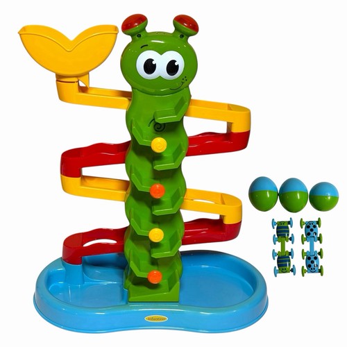 Rare 2008 Infantino Drop & Slide Caterpillar Activity Toy w/ Box Lights Sounds 