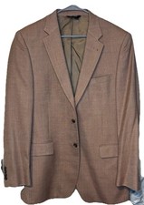 Jos A. Bank Men's Blazer Sports Coat 2-Button Double Vent Lined Silk Wool 42L