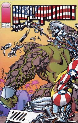 Superpatriot #2 VF; Image | Erik Larsen Keith Giffen Dave Johnson - w/Bag+Board