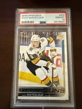 2018 UPPER DECK YOUNG GUNS ZACH WHITECLOUD #237 RC PSA 10 GEM MT