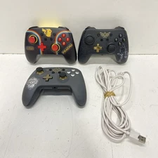 Lot of 3 PowerA Nintendo Switch Controllers TESTED AND WORKING 