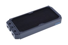 Alphacool NexXxos XT45 Full Copper Radiator280, 140mm x 2, Dual Fan, Black