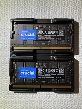 Crucial DDR5 64GB, 5600MHz, SODIMM, (1Rx8 SINGLE RANK) OEM RAM CT32G56C46S5.C8BA