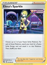 Elesa's Sparkle 233/264 Uncommon Fusion Strike Pokemon TCG
