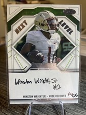Winston Wright Jr - 2024 Sage Next Level Signatures - On Card Autograph #/25
