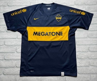 BOCA JUNIORS 2007 2008 HOME ARGENTINA NIKE FOOTBALL SOCCER JERSEY