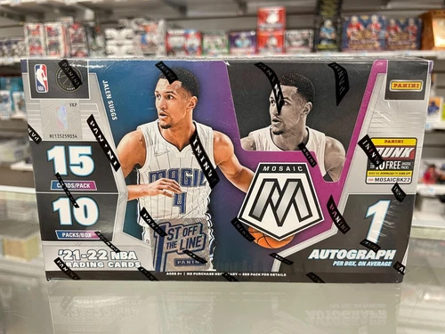 2021-22 Panini Mosaic Basketball FOTL HOBBY BOX 1 Autograph Factory Sealed F/S