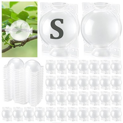 160 Pcs Air Layering Pods Reusable Plant Root Growing Propagation Box Transpa...