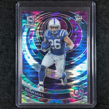 2023 Spectra Football EVAN HULL Rookie Base Celestial 24/99