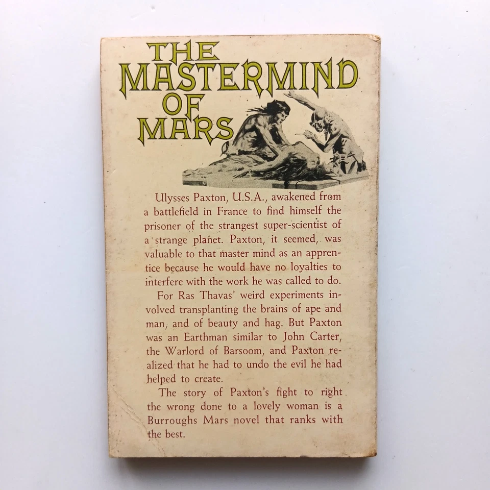 The Mastermind of Mars Edgar Rice Burroughs Barsoom 1963 ACE-Books F-181 - Bild 3 von 4