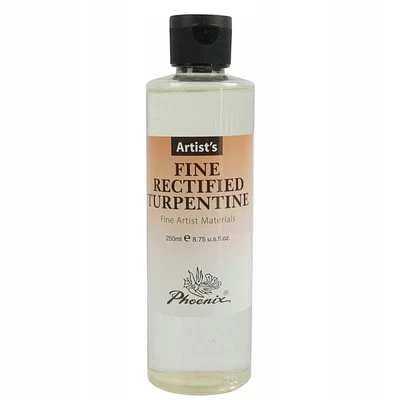 Terpentin gereinigt 250 ml Phoenix – Künstler Terpentin für Ölfarben Malerei