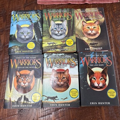 Erin Hunter Warriors Arch 4: Omen of the Stars 1-6 Hardcover Set w/ Dust Jackets