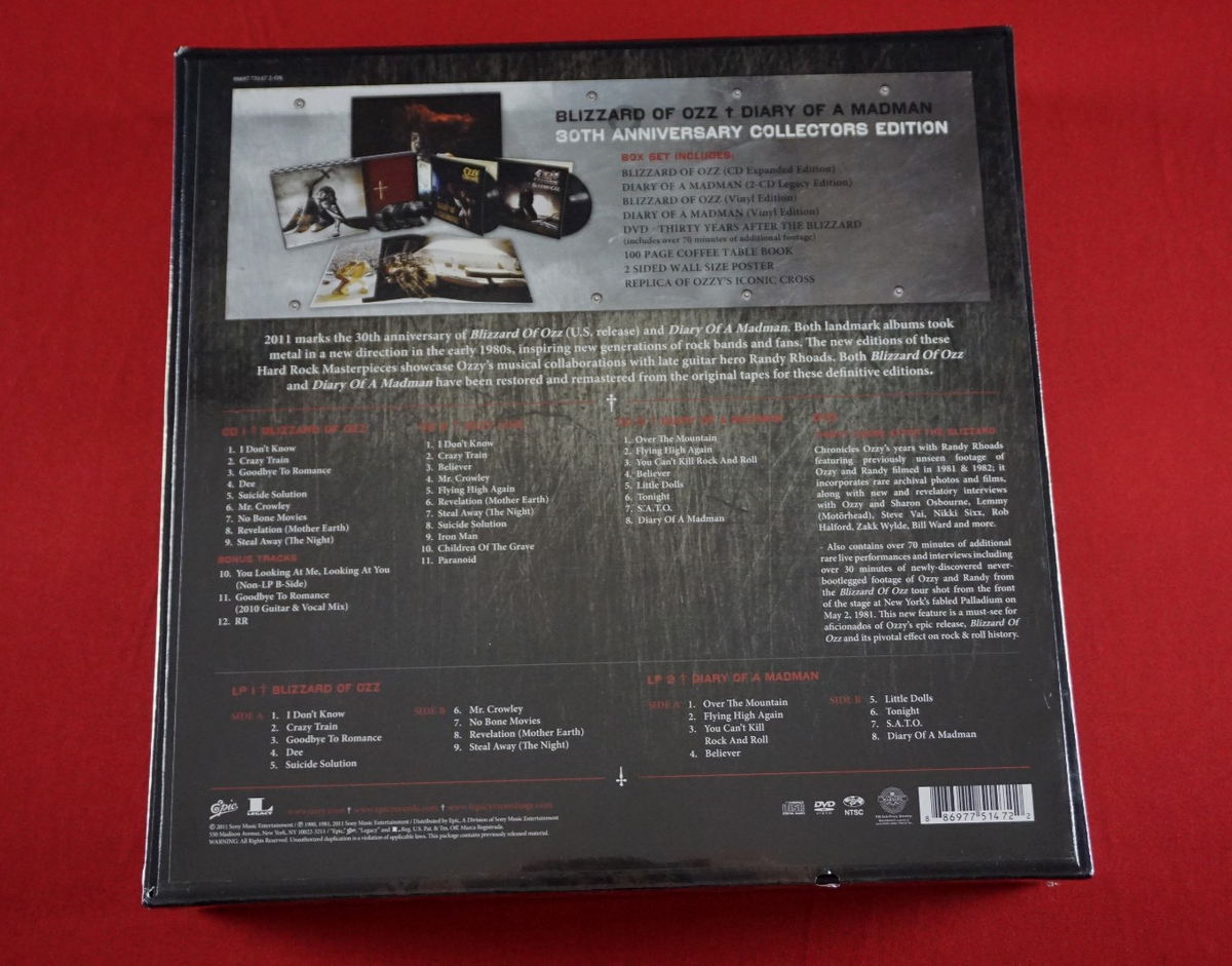 Blizzard of Ozz/Diary of a Madman 30th Anniversary Collector's