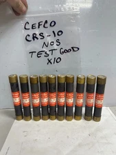 Cefco CRS10 Time Delay 10A/600V K5 Fuses (LOT OF 10) NOS FREE SHIPPING