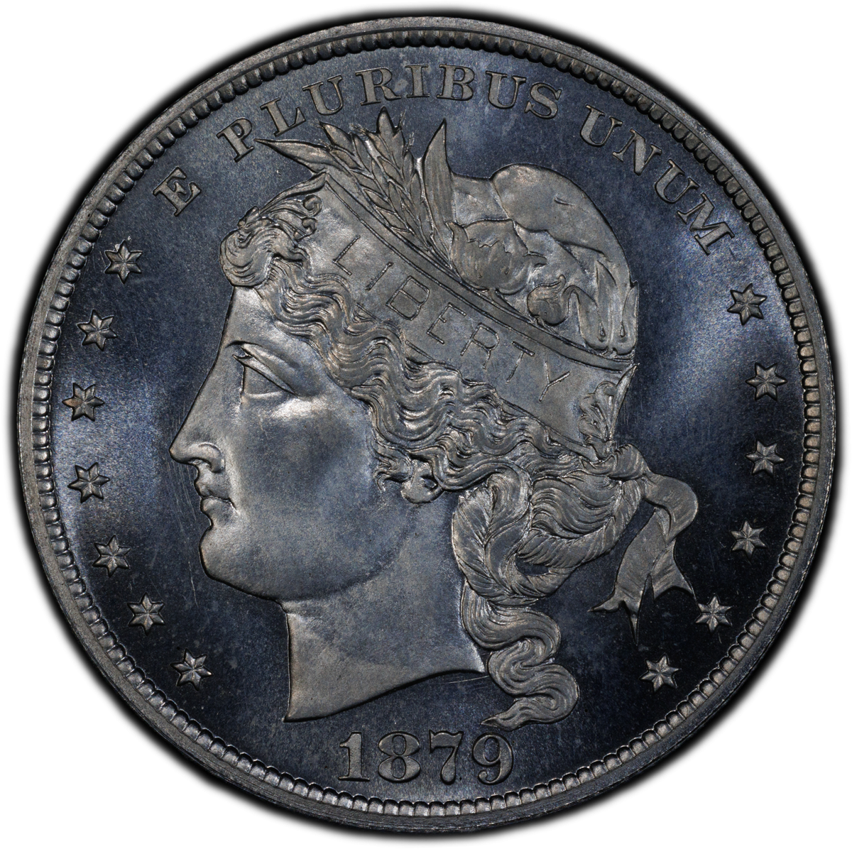 1879 $1 Goloid Metric Dollar, Judd-1629, Pollock-1825, High R.7