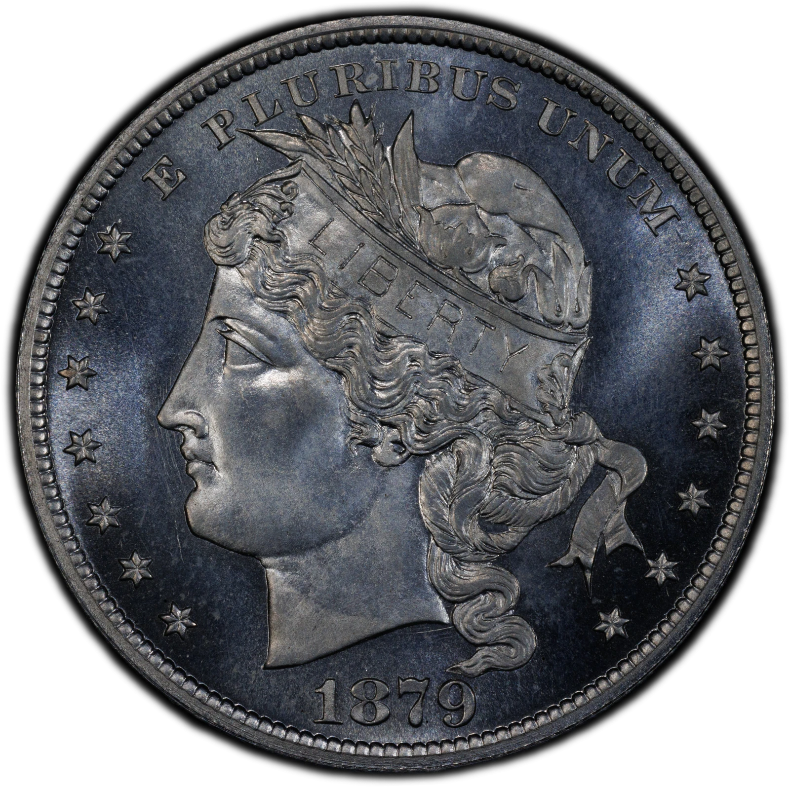 1879 $1 Goloid Metric Dollar, Judd-1629, Pollock-1825, High R.7, PR68 Cameo P...