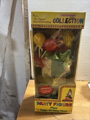 Telco Original Motion-ettes Collection Birthday Clown Red Nose 1992 Untested