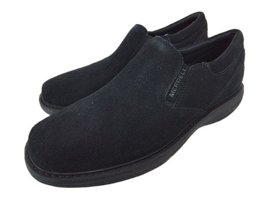 Merrell World Vue Moc Suede Black Men's Size 7.5 US