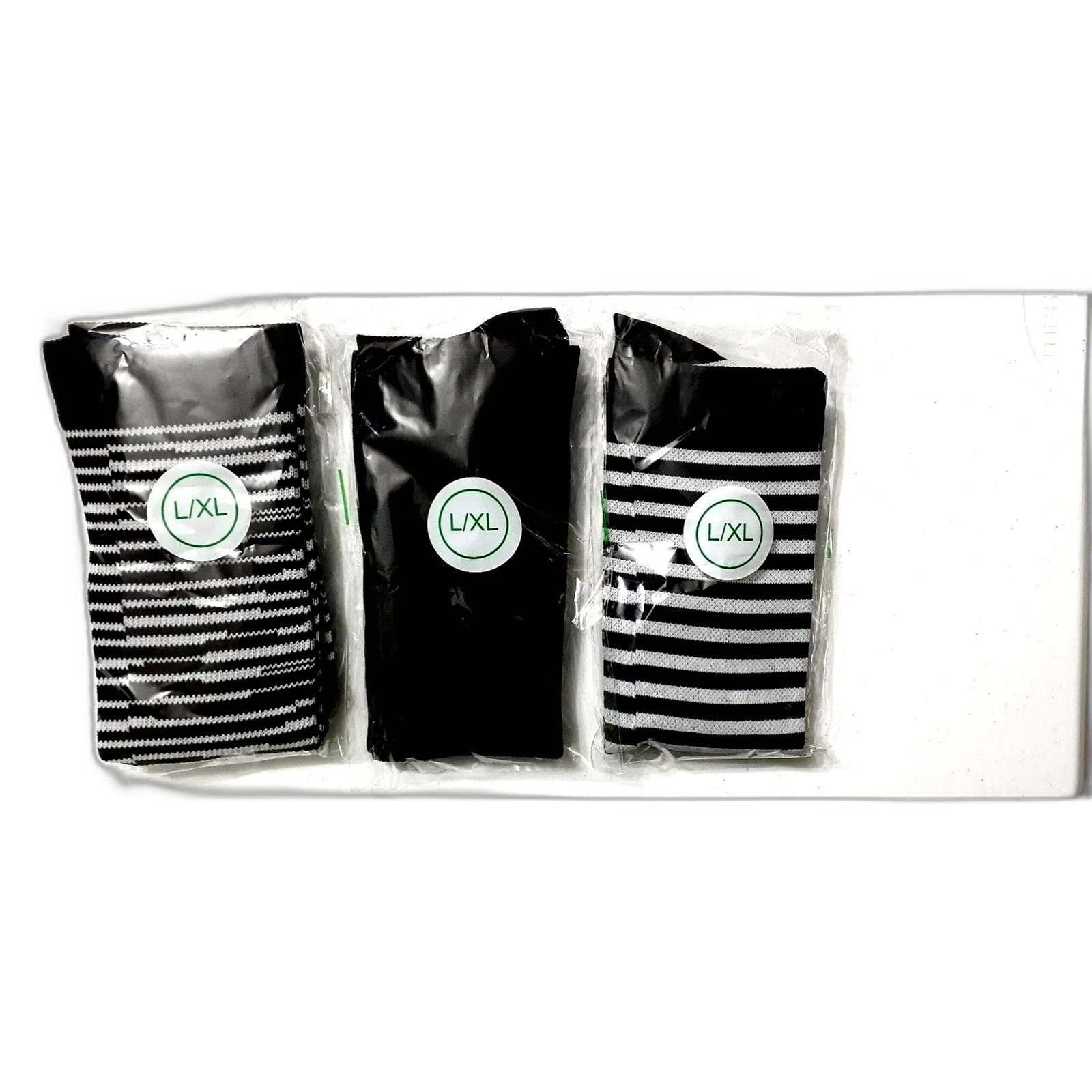 3 Pairs Compression Socks for Men, Women, Knee High Size L /XL