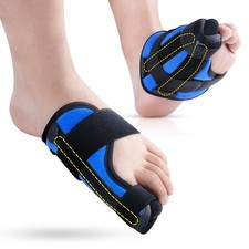 Big Toe Splint for Women  Men, Broken Support Brace Left, Blue-Black