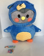 Finch App Plush w/Removable Blue Bear Costume Self-Care Plushie First Edition