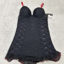 Rampage Camisole Womens Babydoll Nighie Size Large Goth Tank NWT