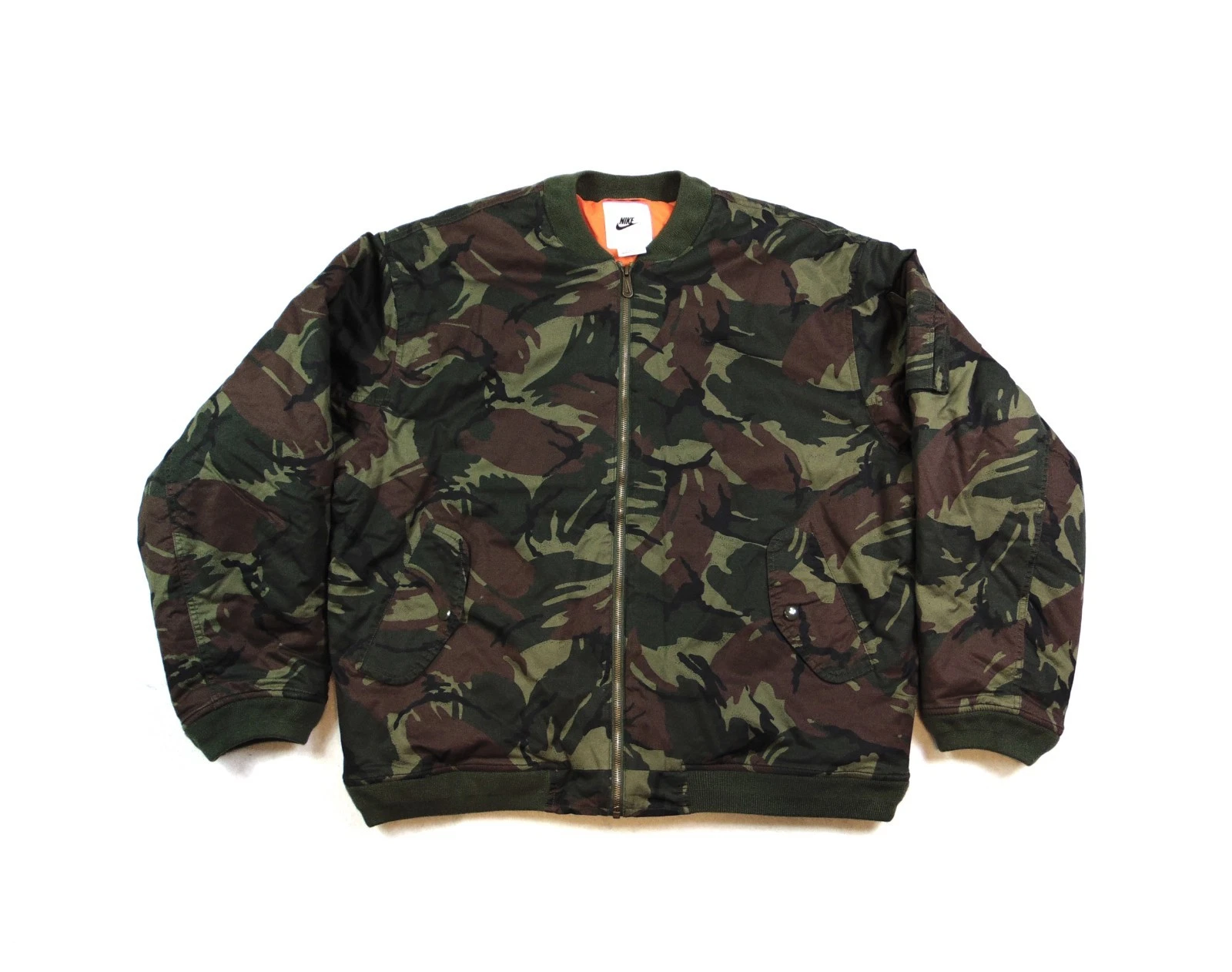 Nike Life MA1 Woven Insulated Camo Flight Bomber Jacket Sz XL NEW FB7591 222