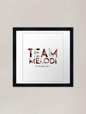 Narendra Modi und Georgia Meloni Fr gerahmtes Wandbild Poster Leinwanddruck Bild