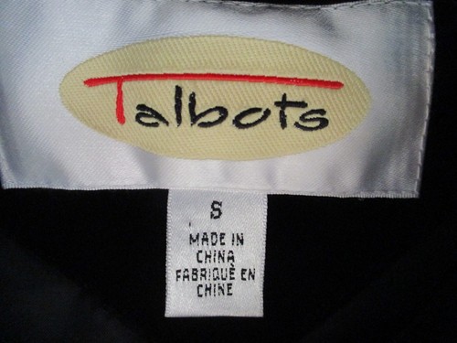TALBOTS BLACK QUILTED LINED VELVET GOLD BUTTON POCKETS LONG SLEEVE JACKET, S - Picture 8 of 10