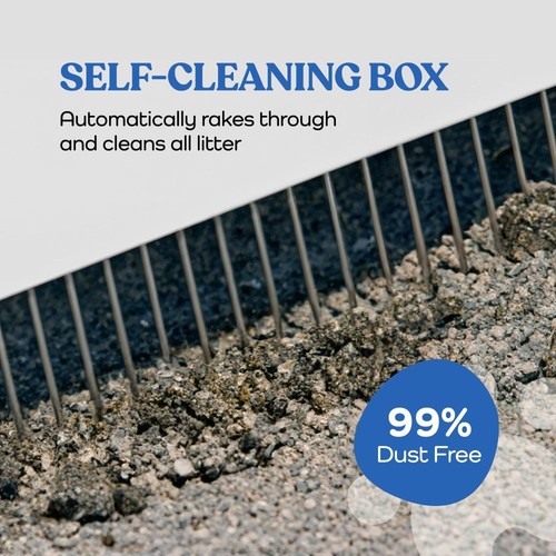 Smart Self-Cleaning Cat Litter Box - Automatic Odor Control with APP Monitoring - Picture 9 of 12