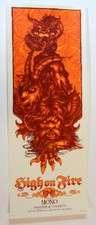 HIGH ON FIRE - MONO - 2007 - ONE EYED JACKS - NEW ORLEANS - VANCE KELLY - POSTER