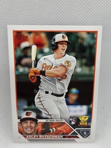 Adley Rutschman 2023 Topps RC Rookie #250 Baltimore Orioles Catcher NM