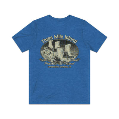 Three Mile Island Powering The Future 1974 Vintage Men's T-Shirt