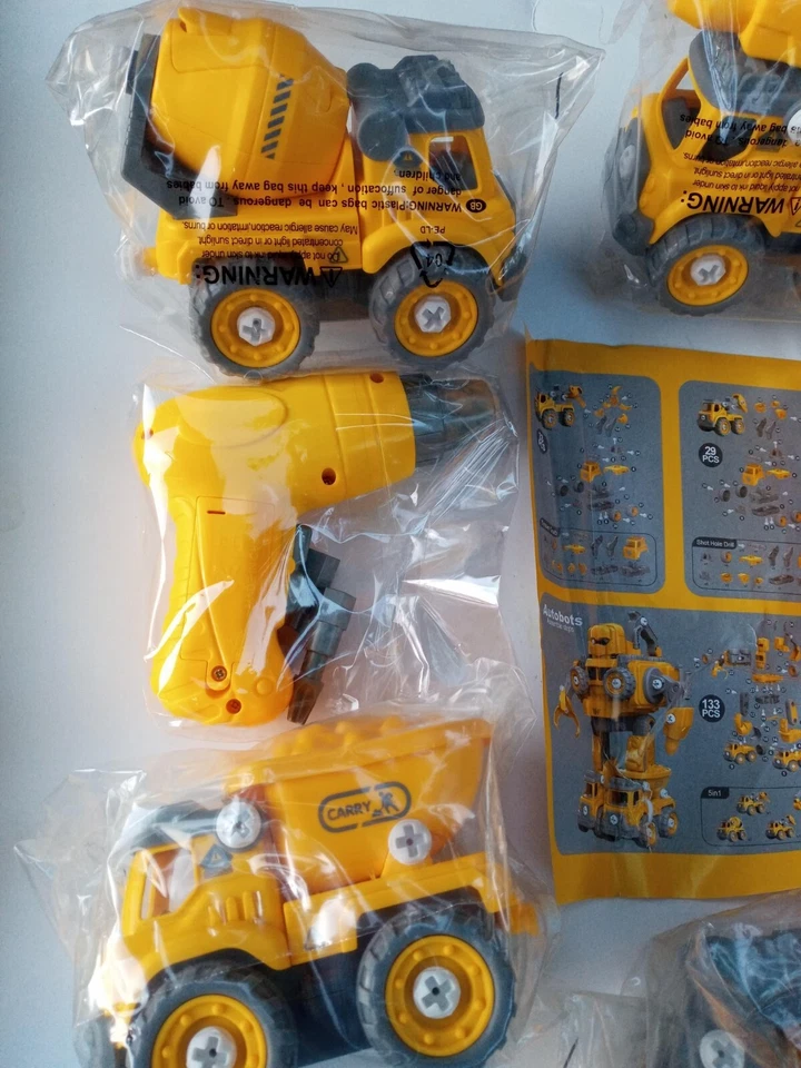 Wajetor 5-in-1 Build The Autobots Robot Toys , Building Deformed DIY Transformer - Image 4 of 4