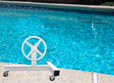 GLI Monsoon Inground Swimming Pool Solar Blanket Reel w/ Tubing - Choose Width