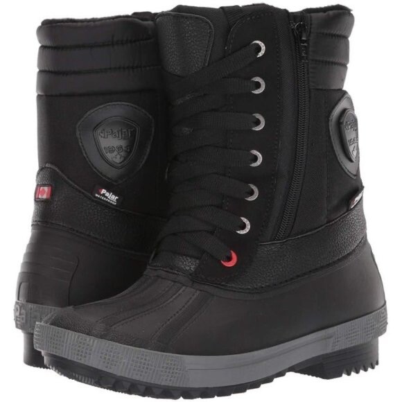 mens black boots canada