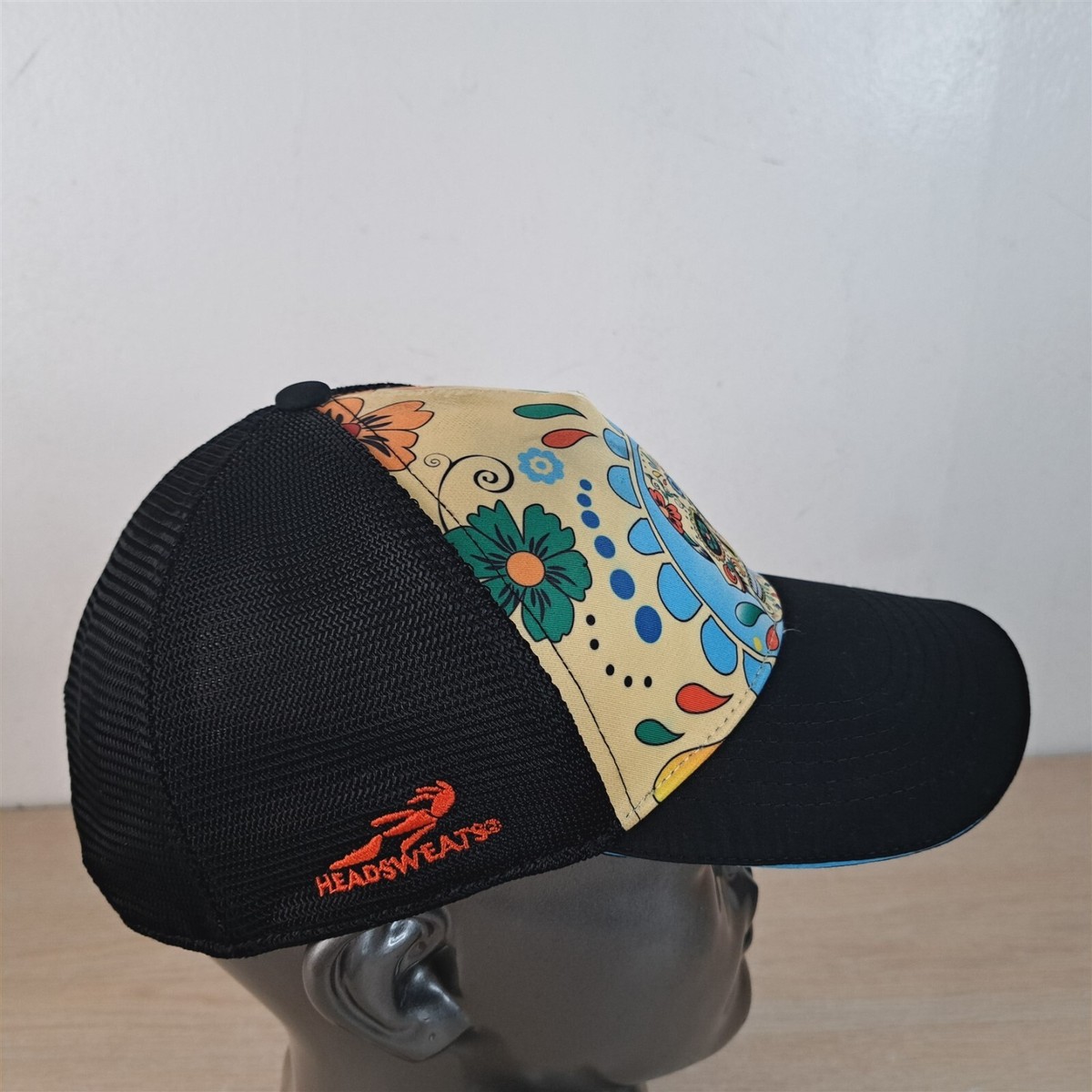 Headsweats Unisex Bigfoot Search Team Trucker Hat - Performance Mesh Back, Moisture Wicking, Ponytail Opening